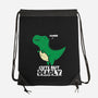 Cute But Deadly T-Rex-None-Drawstring-Bag-turborat14