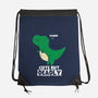 Cute But Deadly T-Rex-None-Drawstring-Bag-turborat14