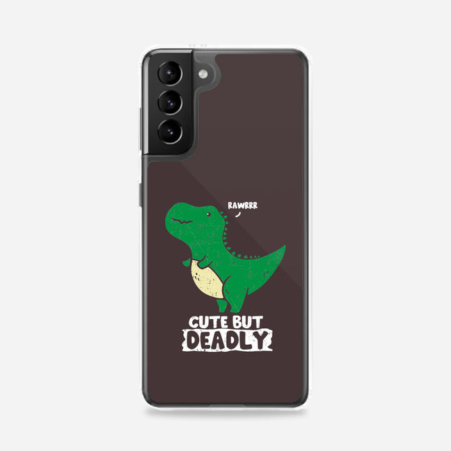 Cute But Deadly T-Rex-Samsung-Snap-Phone Case-turborat14