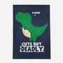 Cute But Deadly T-Rex-None-Outdoor-Rug-turborat14