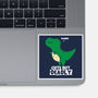 Cute But Deadly T-Rex-None-Glossy-Sticker-turborat14