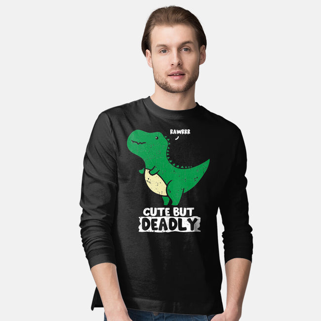 Cute But Deadly T-Rex-Mens-Long Sleeved-Tee-turborat14