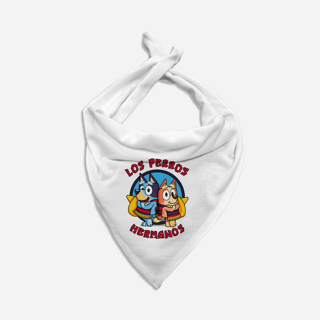 Los Perros Hermanos-Dog-Bandana-Pet Collar-Raffiti