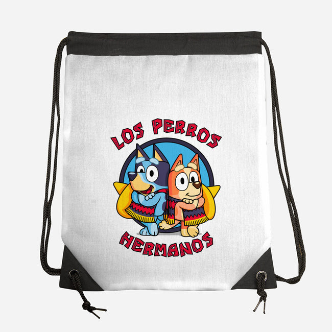 Los Perros Hermanos-None-Drawstring-Bag-Raffiti