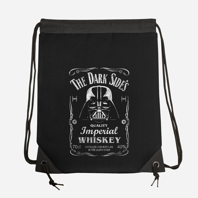 The Dark Side's Whiskey-None-Drawstring-Bag-NMdesign