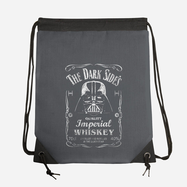 The Dark Side's Whiskey-None-Drawstring-Bag-NMdesign