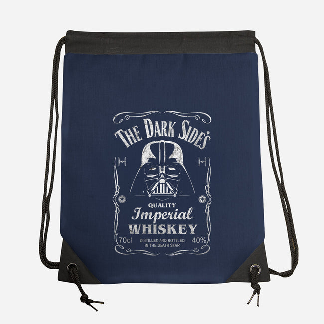 The Dark Side's Whiskey-None-Drawstring-Bag-NMdesign