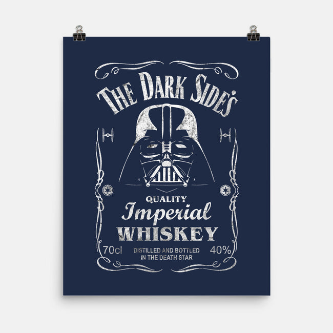 The Dark Side's Whiskey-None-Matte-Poster-NMdesign