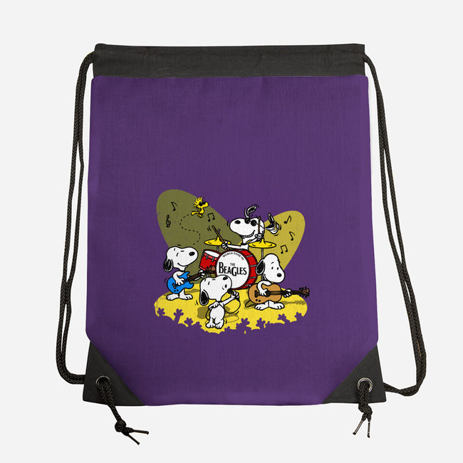 The Beagles-None-Drawstring-Bag-drbutler