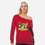 The Beagles-Womens-Off Shoulder-Sweatshirt-drbutler