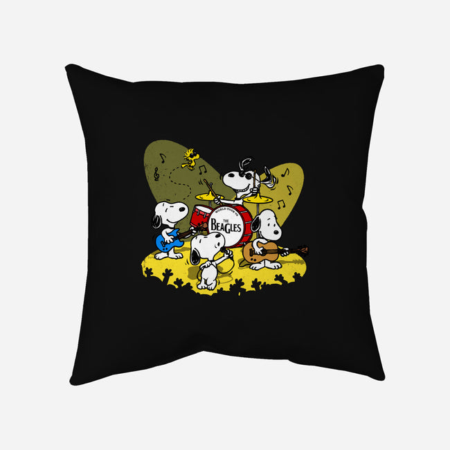 The Beagles-None-Non-Removable Cover w Insert-Throw Pillow-drbutler