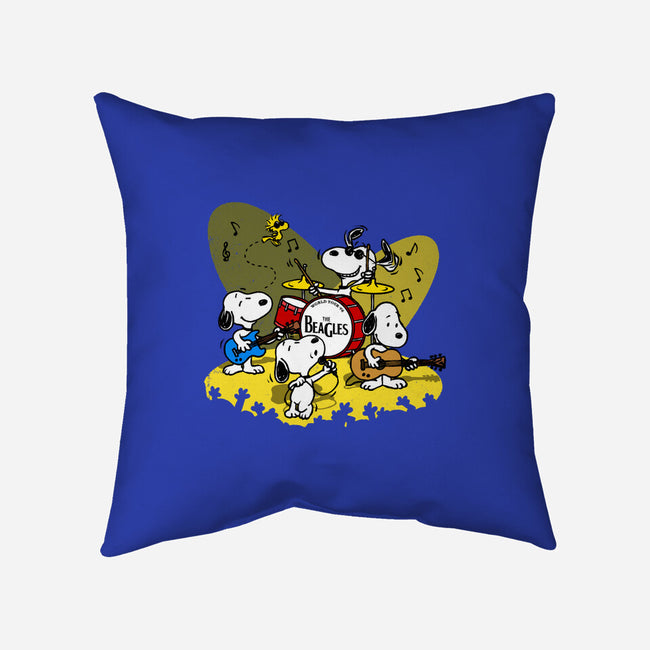 The Beagles-None-Non-Removable Cover w Insert-Throw Pillow-drbutler