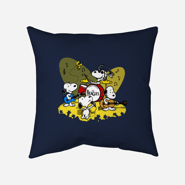 The Beagles-None-Removable Cover w Insert-Throw Pillow-drbutler