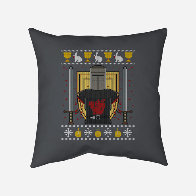 The Holiday Grail-None-Removable Cover-Throw Pillow-drbutler