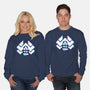 Glitch Nakatomi-Unisex-Crew Neck-Sweatshirt-spoilerinc