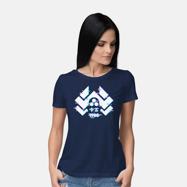 Glitch Nakatomi-Womens-Basic-Tee-spoilerinc