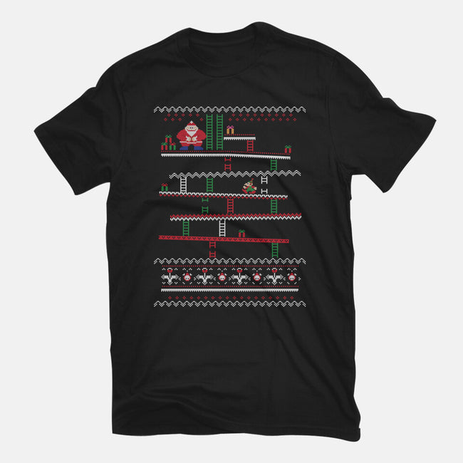 Arcade Climber Christmas-Mens-Basic-Tee-WhosTonyRamos