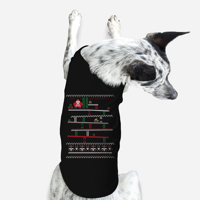 Arcade Climber Christmas-Dog-Basic-Pet Tank-WhosTonyRamos