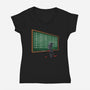 Black Knight Detention-Womens-V-Neck-Tee-Getsousa!