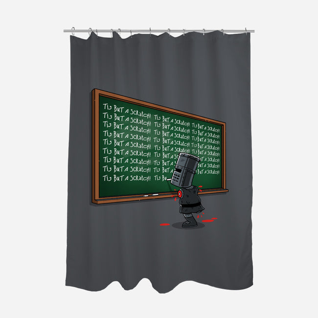 Black Knight Detention-None-Polyester-Shower Curtain-Getsousa!