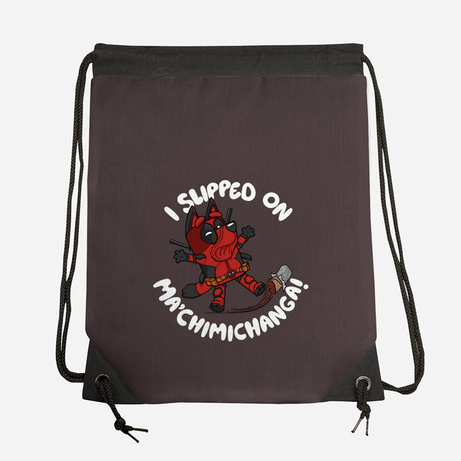 BlueyPool's Chimichanga-None-Drawstring-Bag-Artist Davee Bee