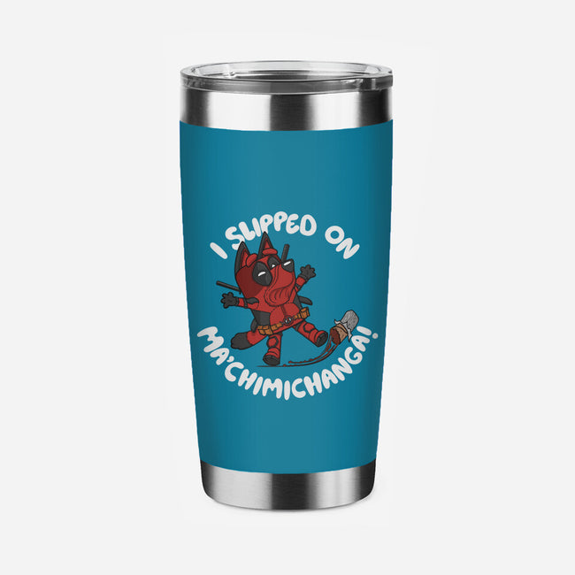 BlueyPool's Chimichanga-None-Stainless Steel Tumbler-Drinkware-Artist Davee Bee