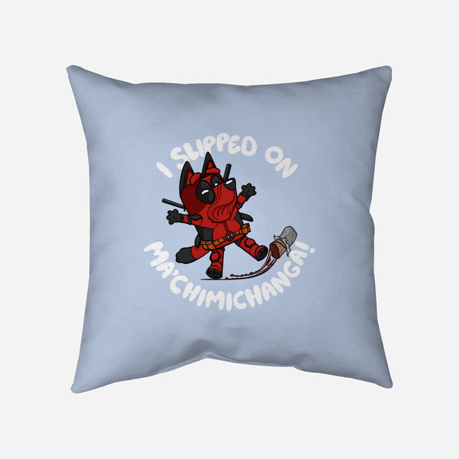 BlueyPool's Chimichanga-None-Non-Removable Cover w Insert-Throw Pillow-Artist Davee Bee
