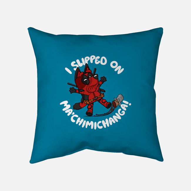 BlueyPool's Chimichanga-None-Non-Removable Cover w Insert-Throw Pillow-Artist Davee Bee