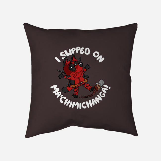 BlueyPool's Chimichanga-None-Removable Cover w Insert-Throw Pillow-Artist Davee Bee