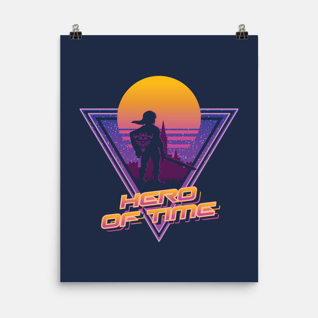 Neon Hero Of Time-None-Matte-Poster-jrberger