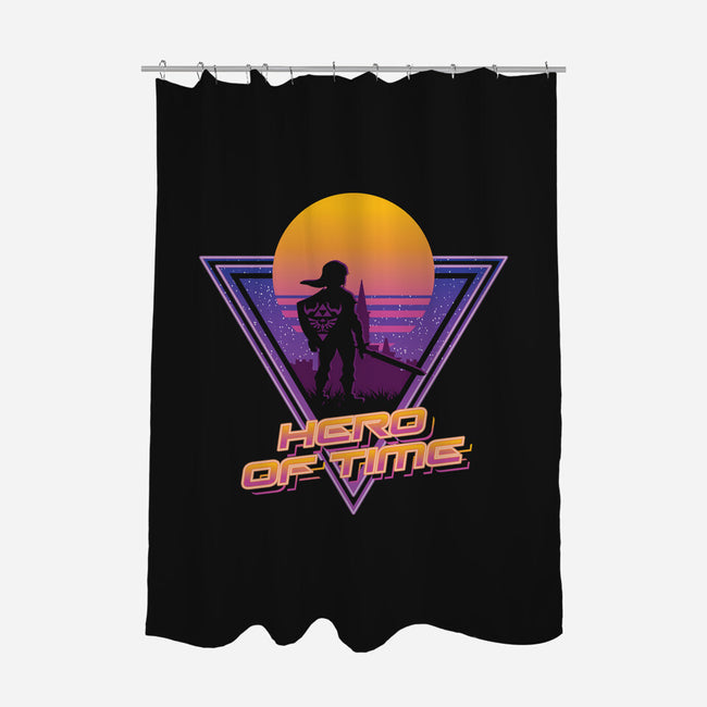 Neon Hero Of Time-None-Polyester-Shower Curtain-jrberger