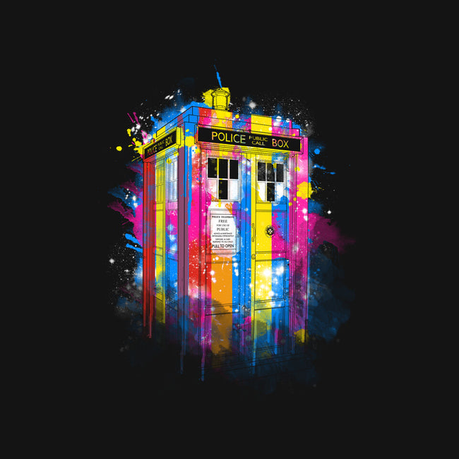 Rainbow Tardis-Unisex-Basic-Tank-kharmazero