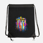 Rainbow Tardis-None-Drawstring-Bag-kharmazero