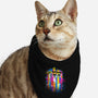 Rainbow Tardis-Cat-Bandana-Pet Collar-kharmazero