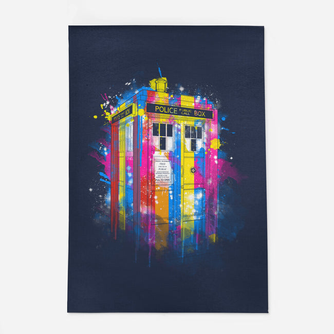 Rainbow Tardis-None-Outdoor-Rug-kharmazero