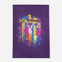 Rainbow Tardis-None-Outdoor-Rug-kharmazero