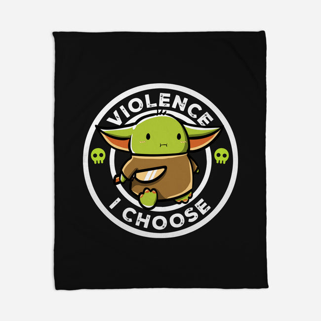 Violence I Choose-None-Fleece-Blanket-naomori