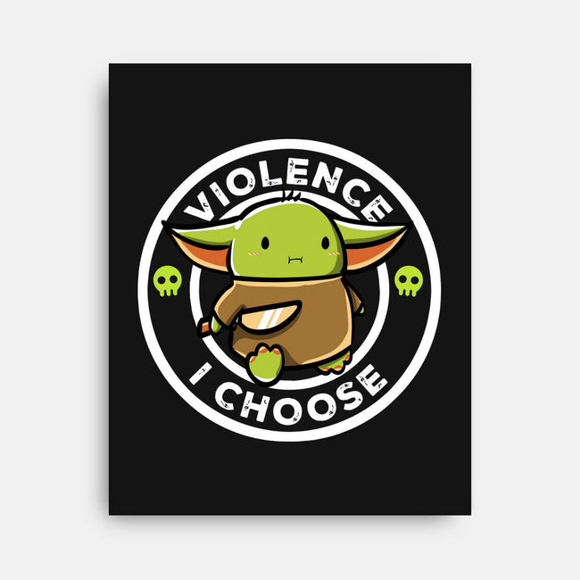 Violence I Choose-None-Stretched-Canvas-naomori