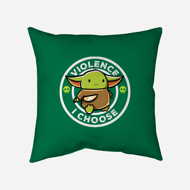 Violence I Choose-None-Non-Removable Cover w Insert-Throw Pillow-naomori