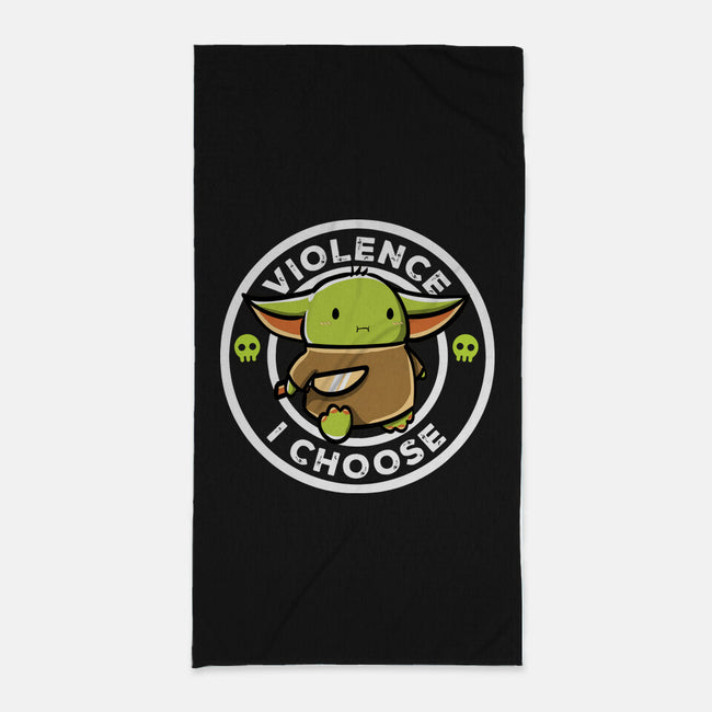 Violence I Choose-None-Beach-Towel-naomori
