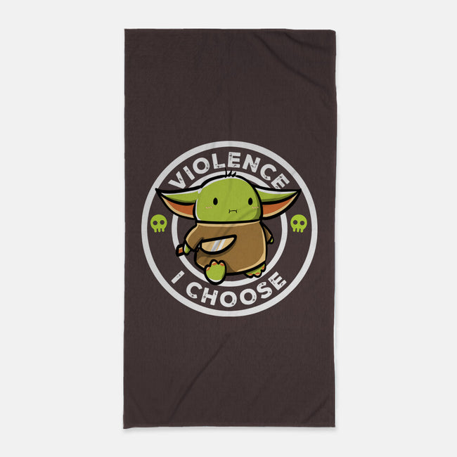 Violence I Choose-None-Beach-Towel-naomori