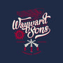 Wayward Sons-Womens-V-Neck-Tee-Nemons