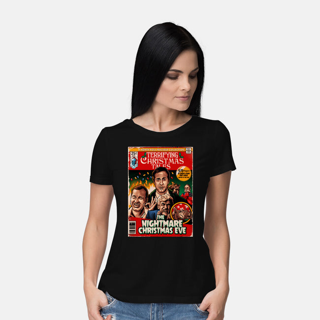 Nightmare Christmas Eve-Womens-Basic-Tee-daobiwan