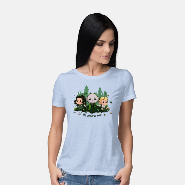 The Slytherin Ones-Womens-Basic-Tee-Ca Mask