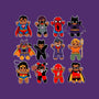 Gingerbread Heroes Villains-None-Glossy-Sticker-Vallina84