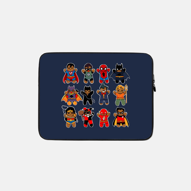 Gingerbread Heroes Villains-None-Zippered-Laptop Sleeve-Vallina84