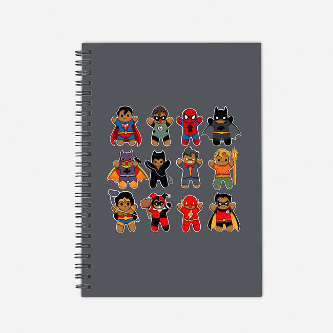 Gingerbread Heroes Villains-None-Dot Grid-Notebook-Vallina84