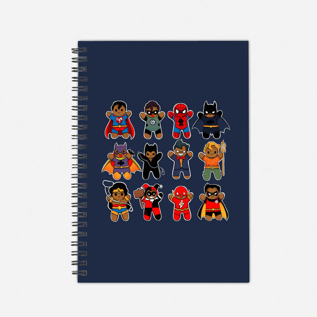 Gingerbread Heroes Villains-None-Dot Grid-Notebook-Vallina84