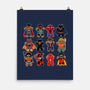Gingerbread Heroes Villains-None-Matte-Poster-Vallina84