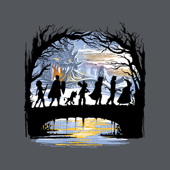 The Fellowship Of The Dungeons-Unisex-Basic-Tee-zascanauta